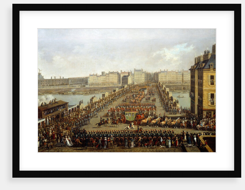 The Imperial procession returning to Notre-Dame for the sacred ceremony by Jacques Bertaux