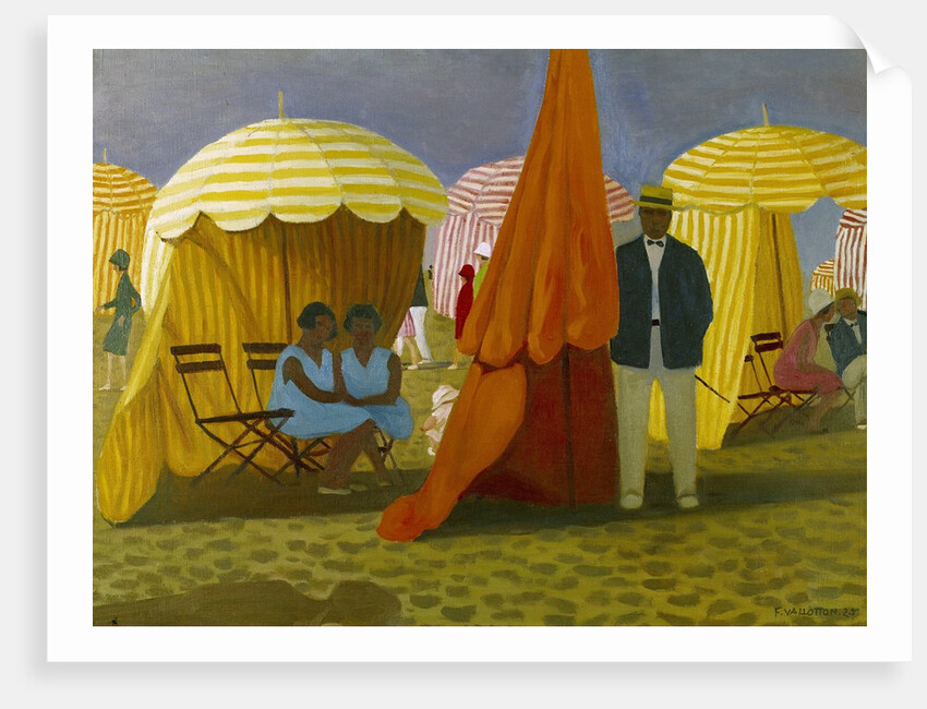 The Beach by Felix Vallotton