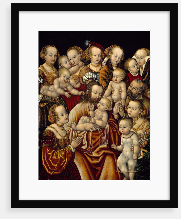Christ blessing children by Master HB of the Griffon's Head by Anonymous