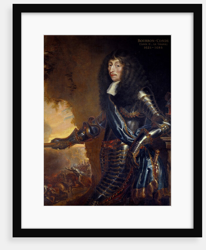 Portrait of Louis II de Bourbon, the Grand Conde by Justus Van Egmont