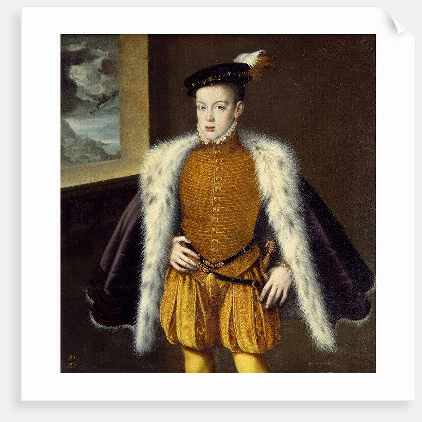 Portrait of Prince Don Carlos by Alonso Sanchez Coello