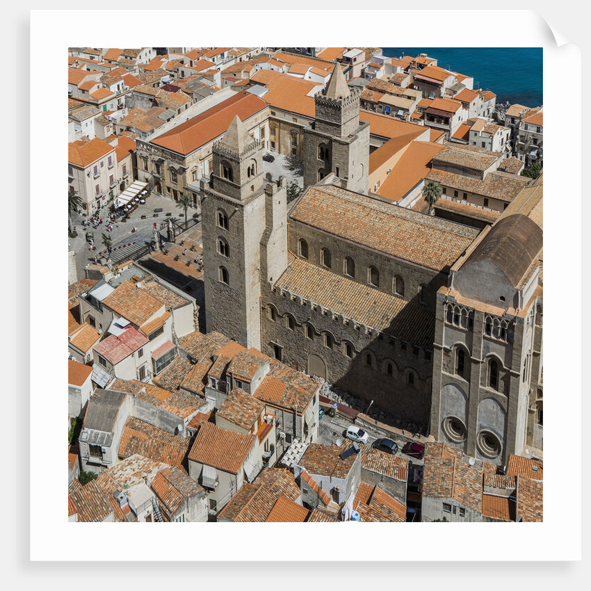 View of the Duomo (Cathedral) from the Rocca (fortress) by Anonymous