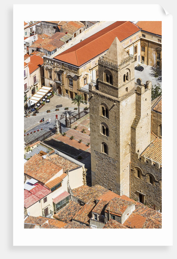 The roofs of old town and one of the towers of the Duomo (Cathedral) from the Rocca (fortress) by Anonymous