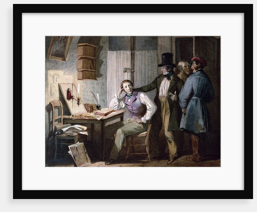 The evening or The student, by Jules David