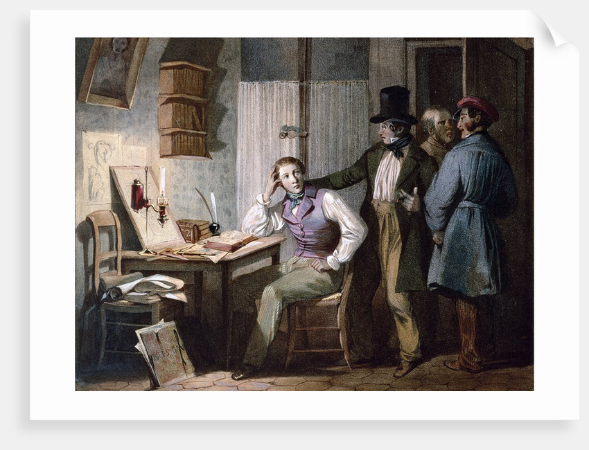 The evening or The student, by Jules David