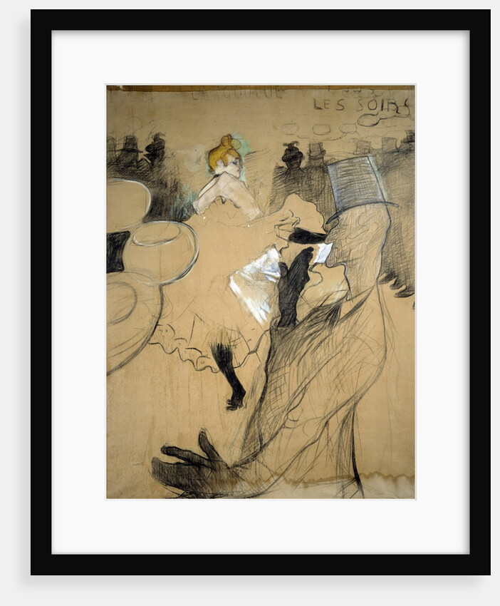 The Moulin Rouge, with La Goulue and Valentin le Desosse by Henri de Toulouse-Lautrec
