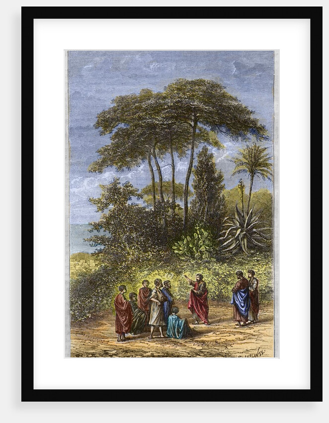 The School of Pythagoras at Croton by Anonymous