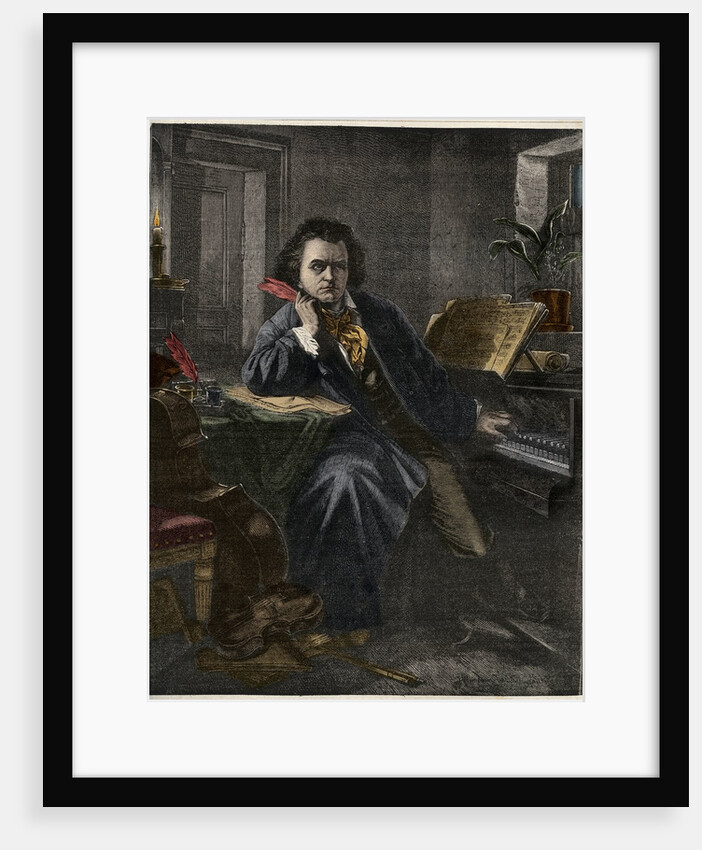 Portrait of Ludwig van Beethoven by Anonymous