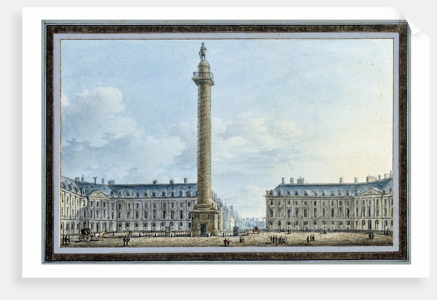 View of the Vendome column, Paris by Anonymous