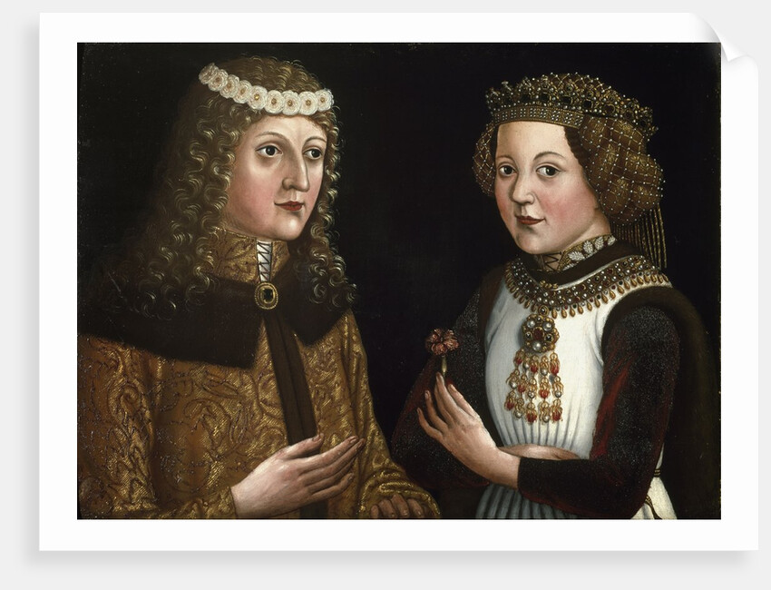 Wedding painting of Ladislaus and Magdalena of Valois by Anonymous