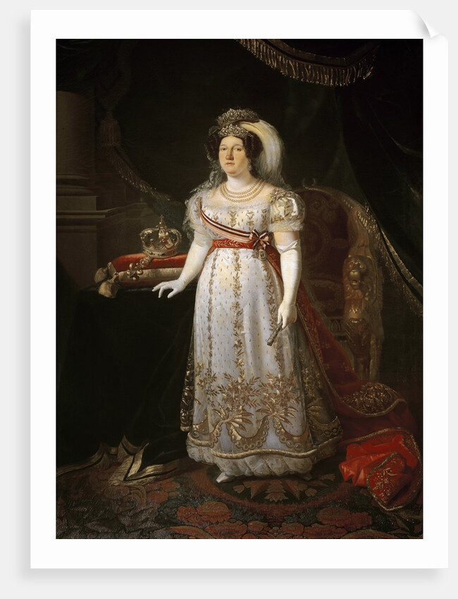 Portrait of queen Maria Isabella of Spain by Carlo di Falco
