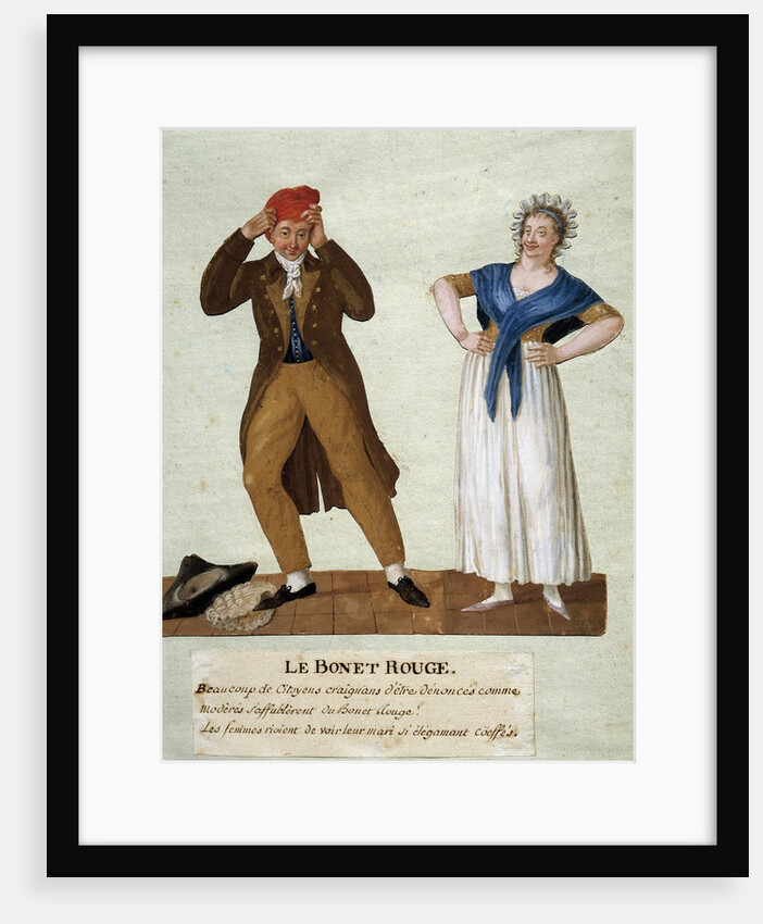 The Red Cap (Phrygian cap) by Lesueur brothers