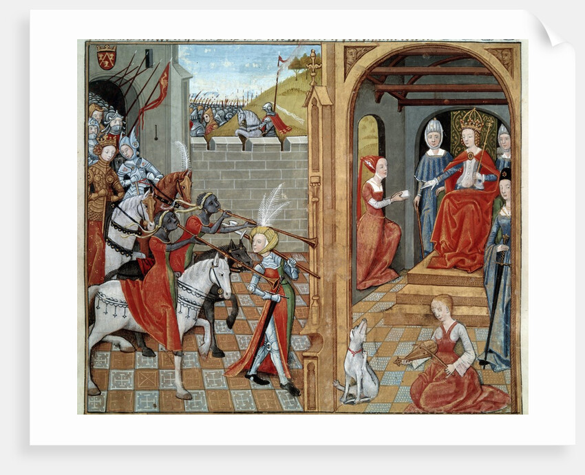 The Amazons at the court of a queen (Louise of Savoy) by Anonymous