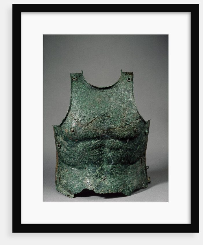 Anatomical cuirass breast plate, end 4th century BC by Anonymous