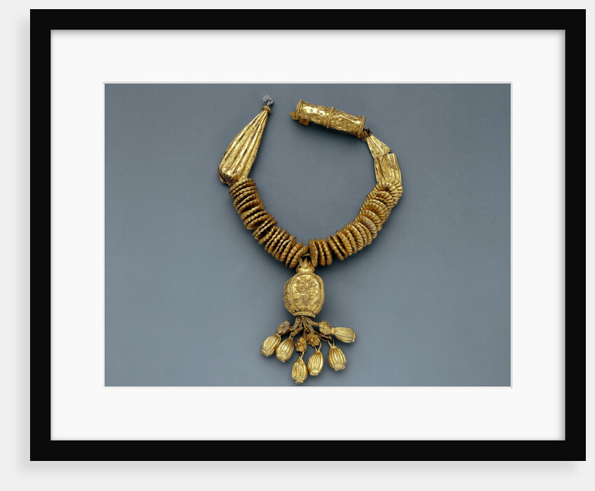 Elements from a gold necklace, 4th century BC by Anonymous