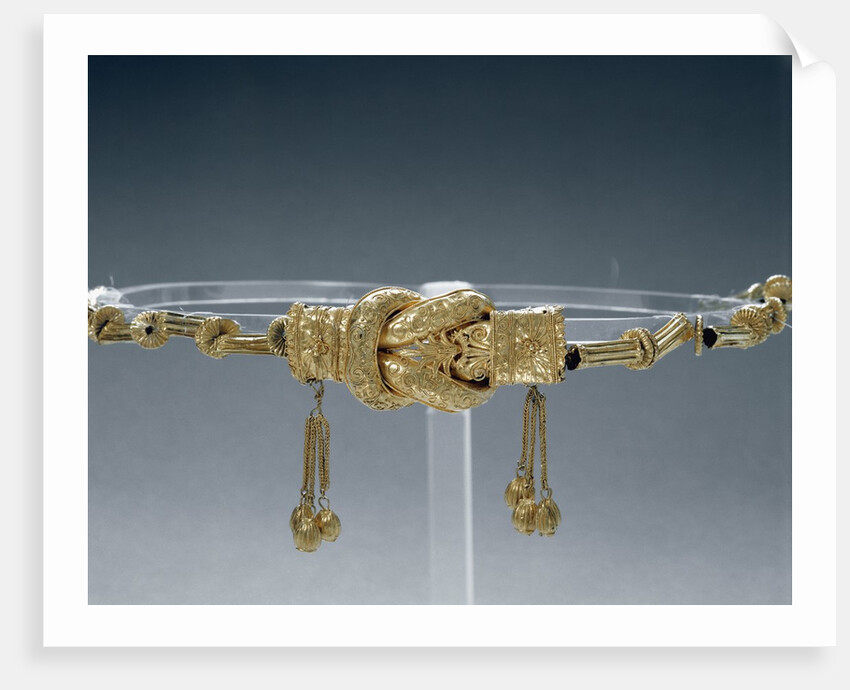 Diadem with a central Herculean knot, end 4th - beginning 3rd century by Anonymous
