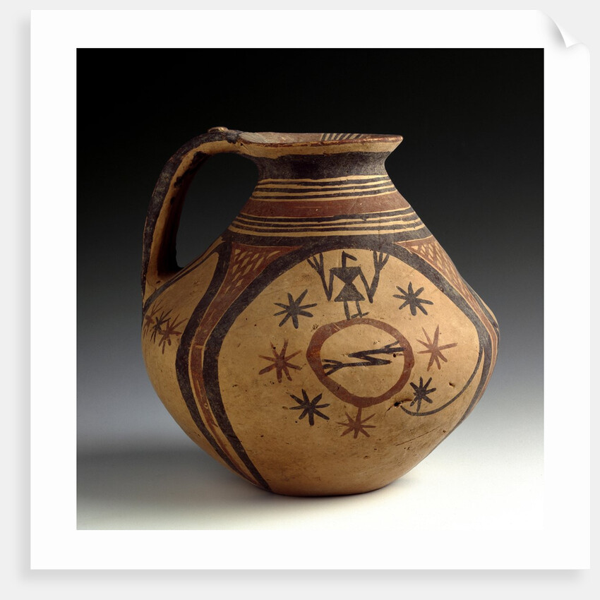 Sub-geometric bichrome jug, 5th century BC by Anonymous