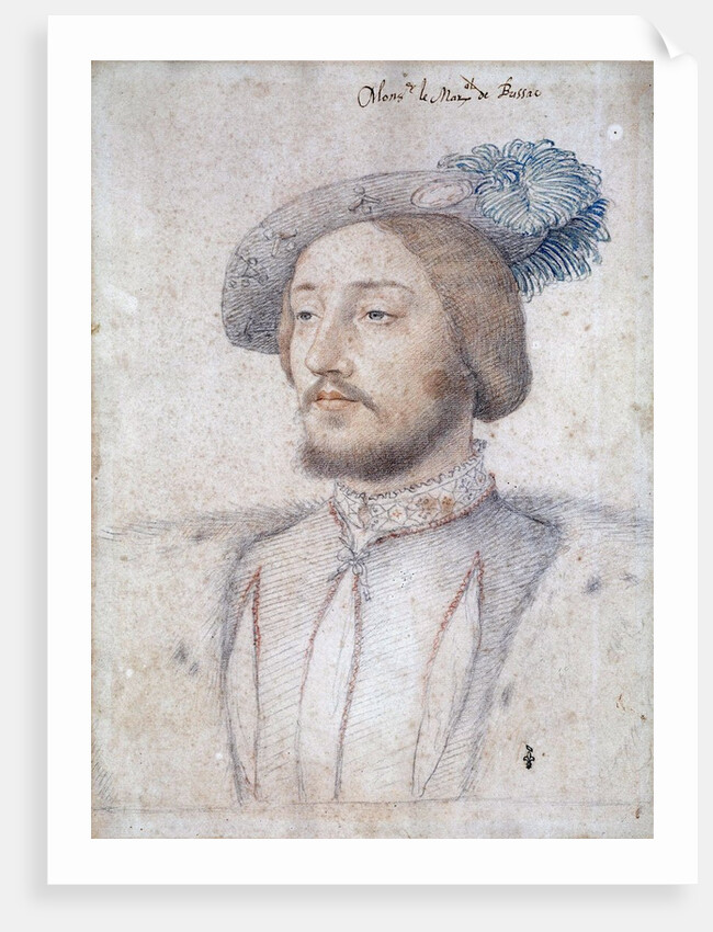 Portrait of Charles de Cosse, count of Brissac by Francois Clouet
