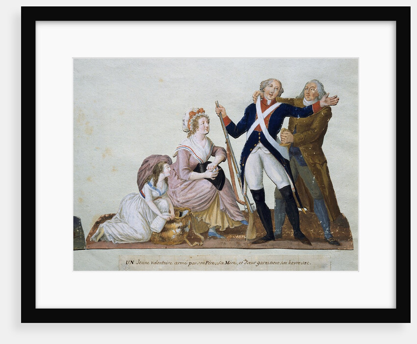 Departure of an army volunteer by Lesueur brothers