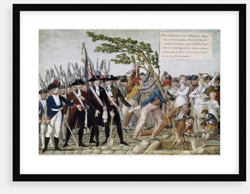 The planting of the tree of the liberty by Lesueur brothers