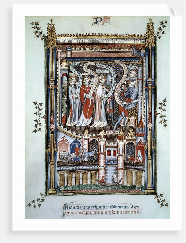 St. Denis in front of Fescennius by Anonymous