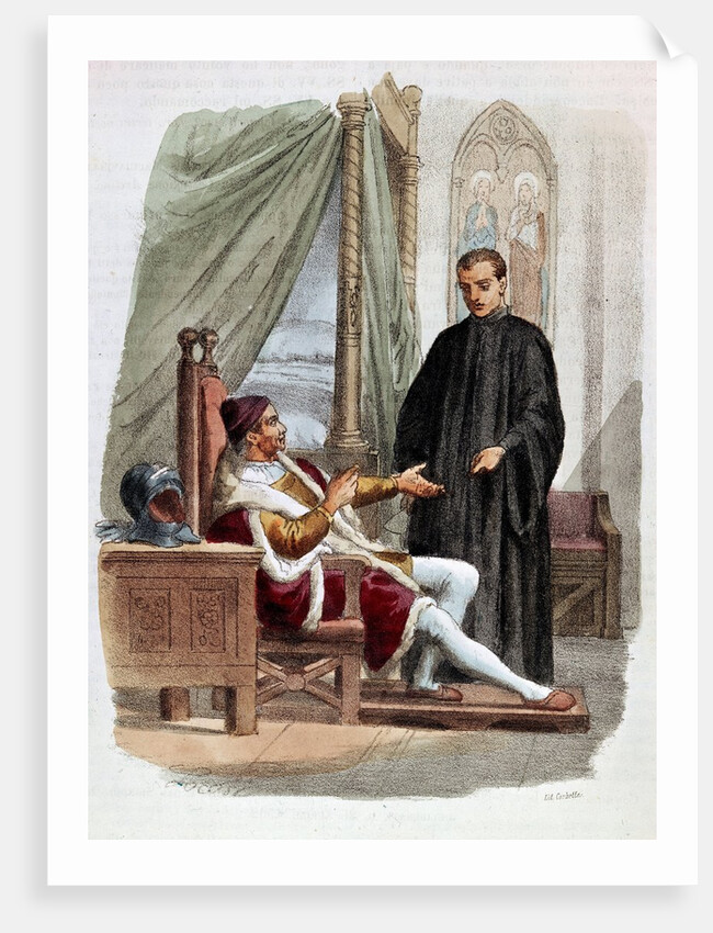 Niccolo Machiavelli and Pandolfo Petrucci by Alessandro Focosi