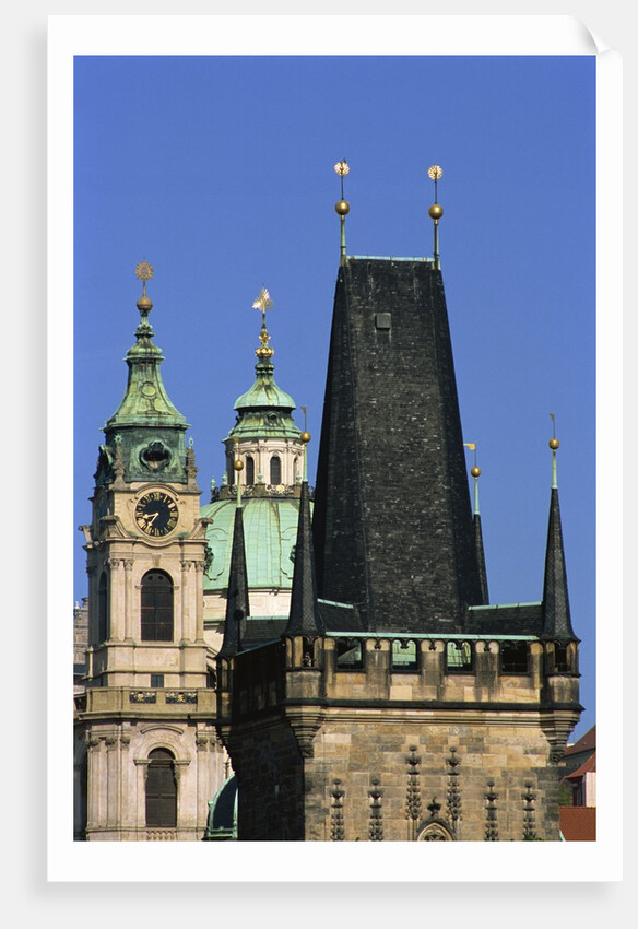Old Town, Charles Street Bridge, West Tower, Prague, Czech Republic by Anonymous