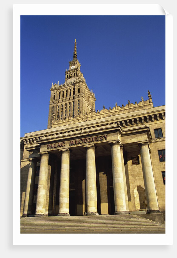 Palace of Culture and Science, Warsaw, Poland by Anonymous