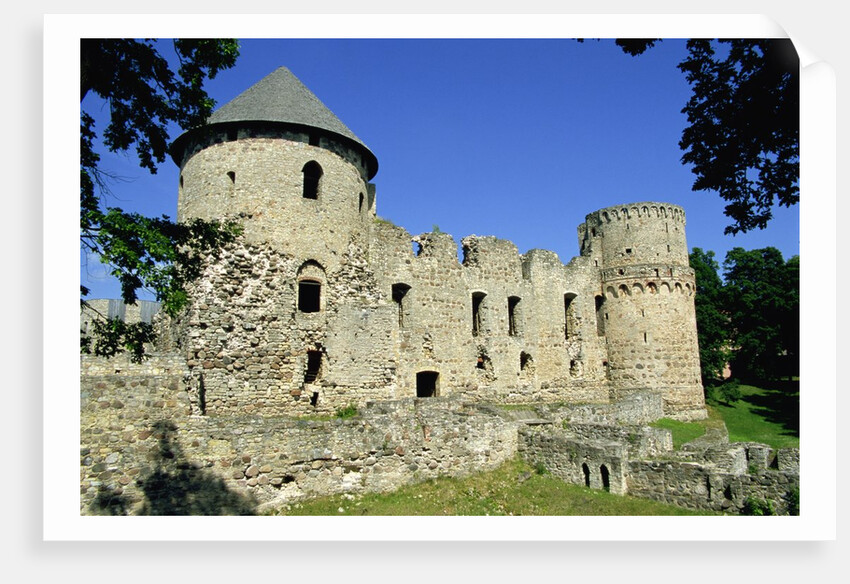 Cesis Medieval Castle, Cesis, Latvia by Anonymous