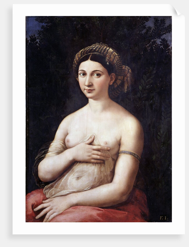 Portrait of a Young Woman or La Fornarina by Raphael