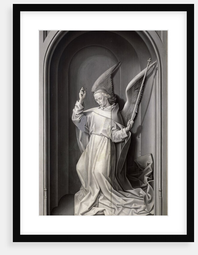 Annunciation angel from the Portinari altarpiece by Hugo van der Goes
