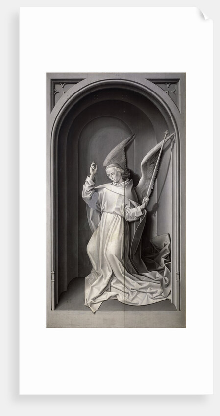 Annunciation angel from the Portinari altarpiece by Hugo van der Goes