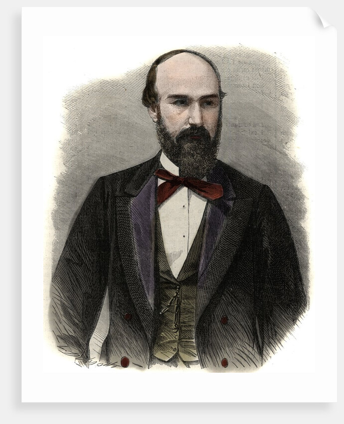 portrait of José Santos Gutiérrez Prieto, Colombian statesman by Anonymous