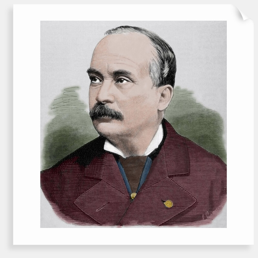 Joaquim Tomas Lobo de Avila (1822-1901), known as Conde de Valbom. Portuguese politician by Anonymous