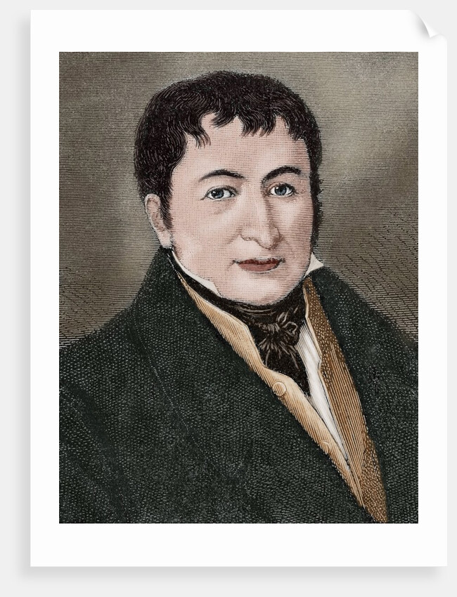 Friedrich Koenig (1774-1833). Engraving. Colored. by Anonymous