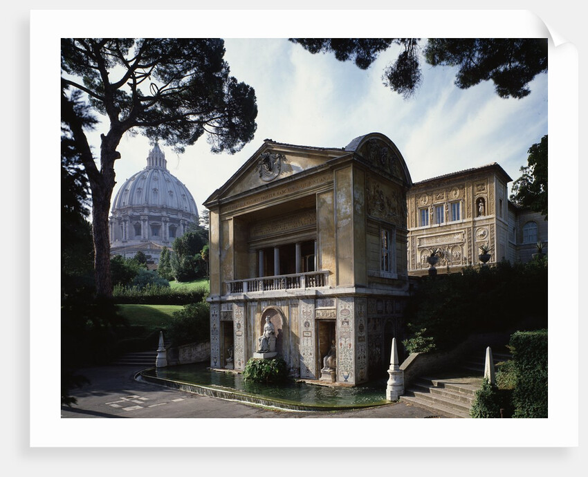 View of casina Pio IV or Villa Pia by Anonymous