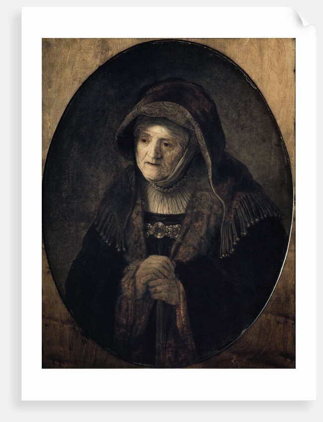 Portrait of the artist's mother by Anonymous