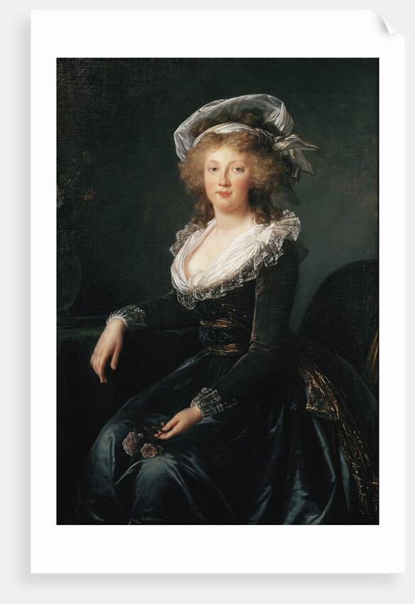 Portrait of Maria Theresa of Naples and Sicily by Elisabeth Vigee-Lebrun