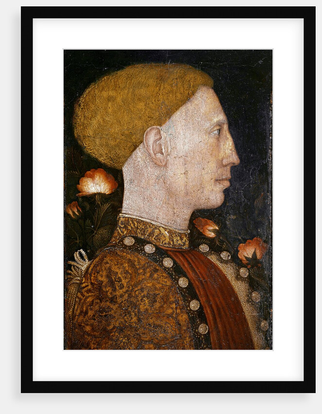 Portrait of Leonello d'Este by Pisanello