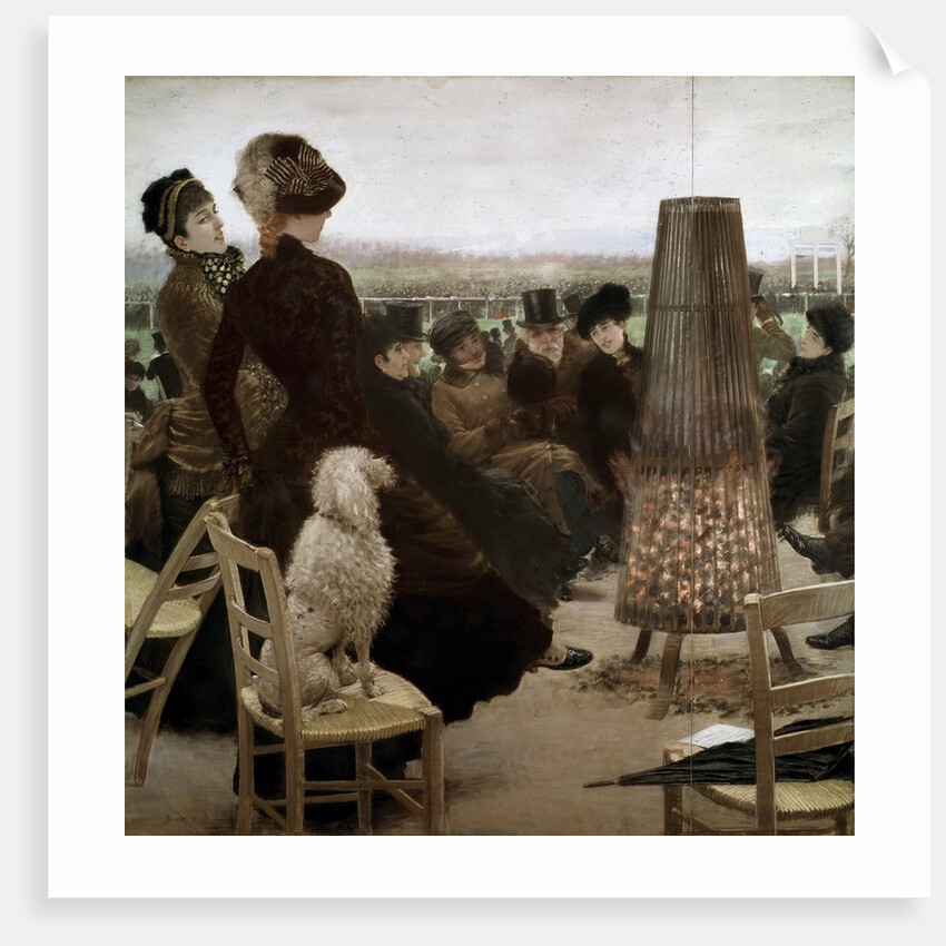 The Bois de Boulogne Races by Giuseppe De Nittis