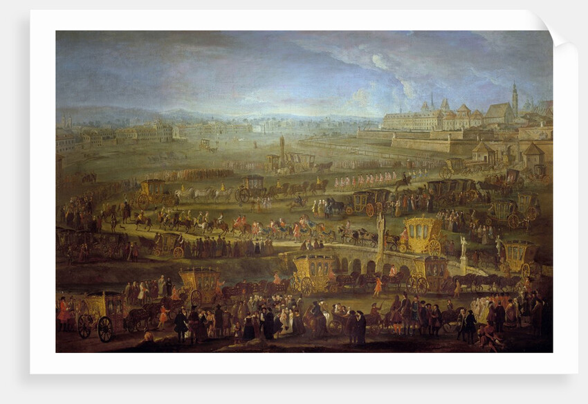 The cortege of the duc de Levis Mirepoix in Vienna, 12/10/1738 by Anonymous