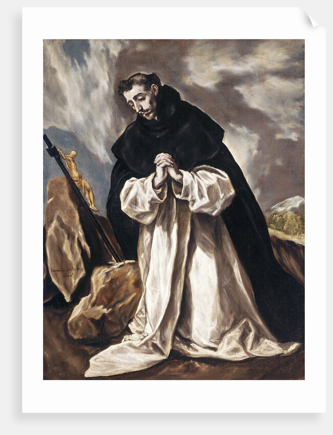 St. Dominic Praying by El Greco