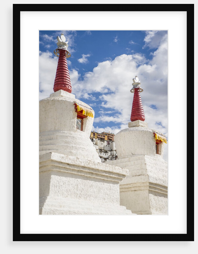 Stupa in the village near Thikse Monastery by Anonymous