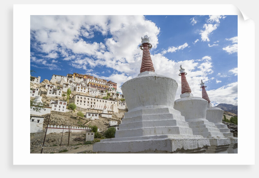 Stupa in the village near Thikse Monastery by Anonymous