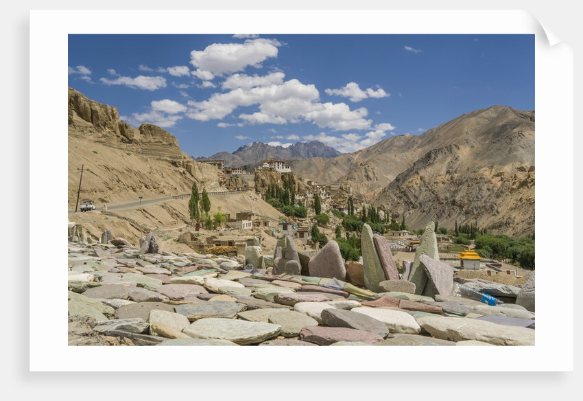 Lamayuru, sacred stones near the Monastery by Anonymous