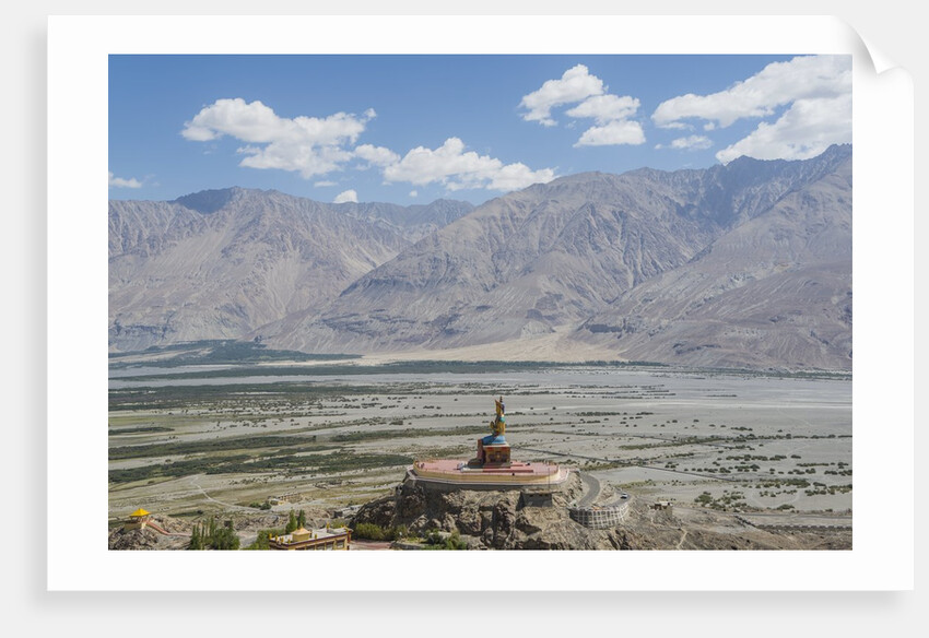 Diskit Monastery, the giant Buddha by Anonymous