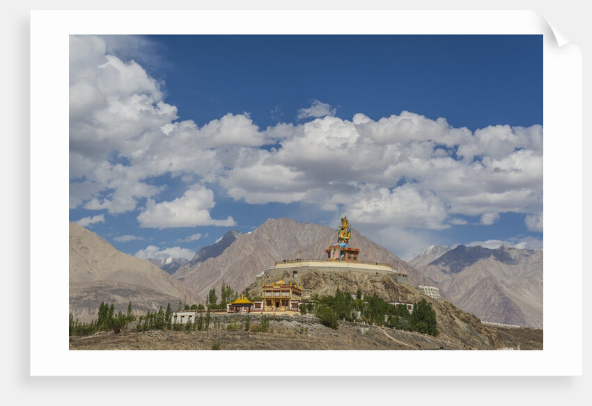 Diskit Monastery, the giant Buddha by Anonymous