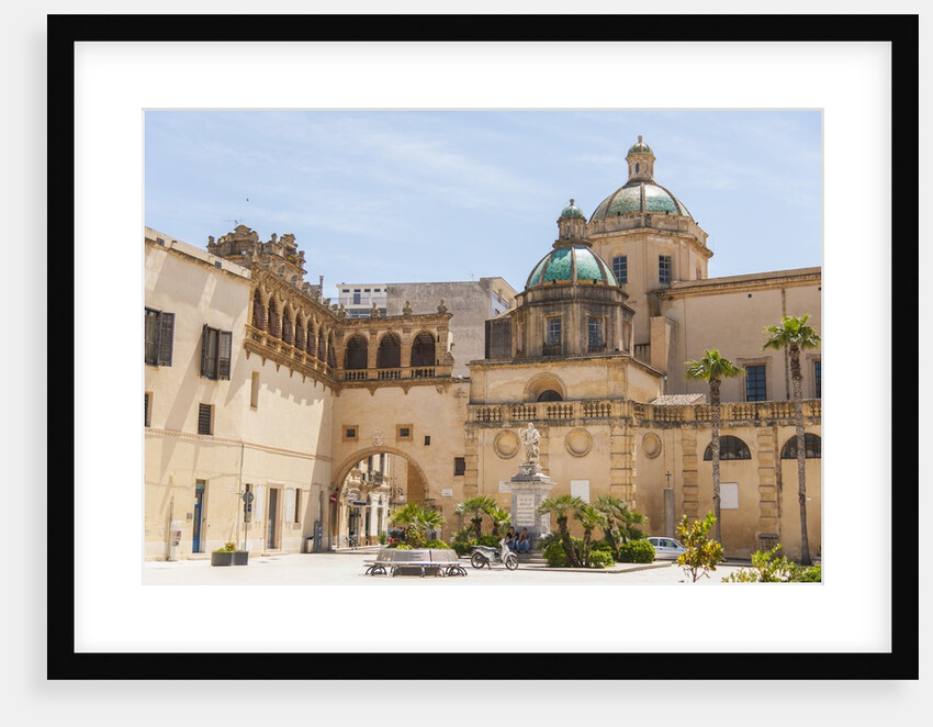 Piazza della repubblica and the cathedral by Anonymous