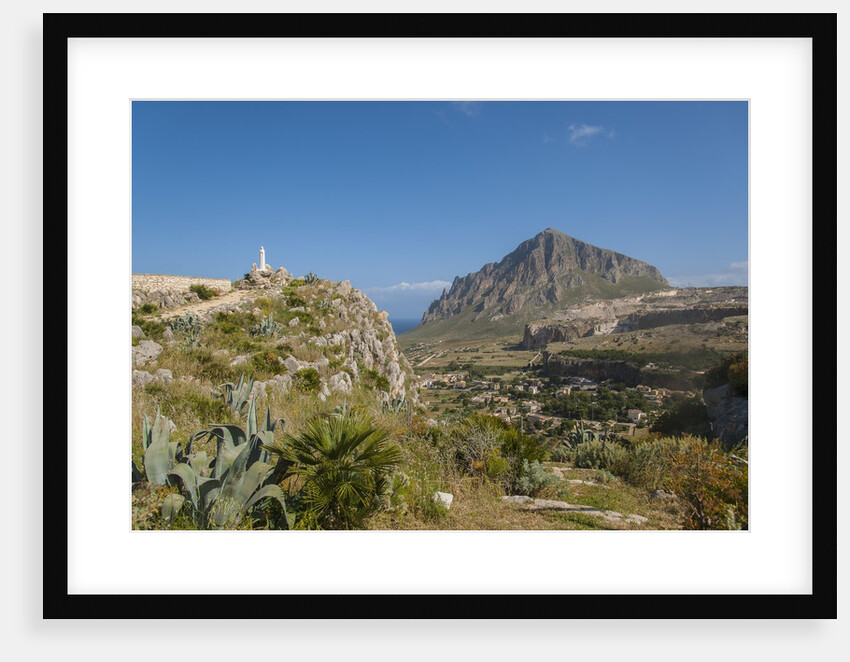 View of Custonaci and Monte Cofano by Anonymous