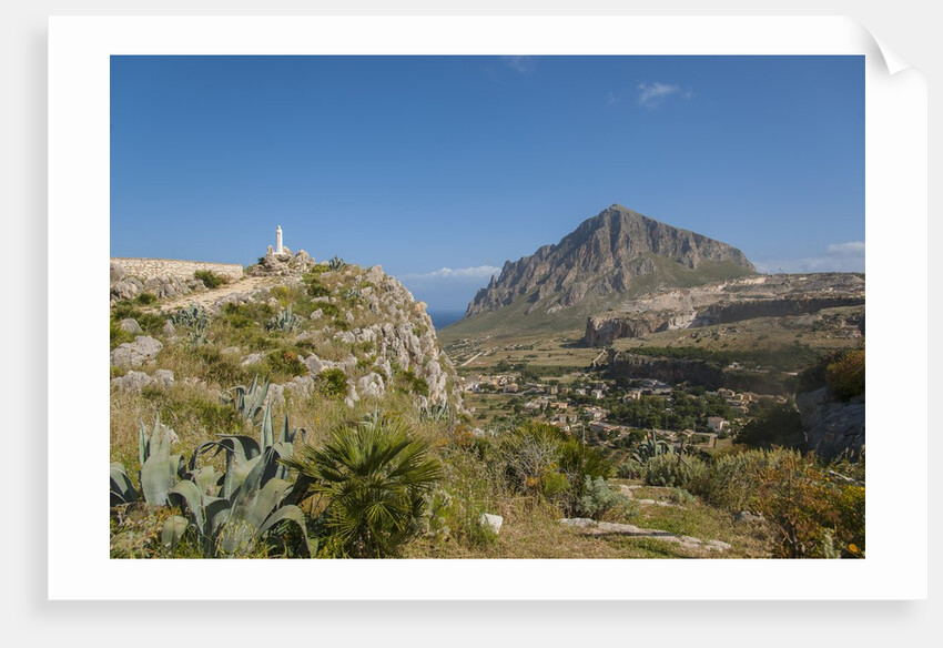 View of Custonaci and Monte Cofano by Anonymous